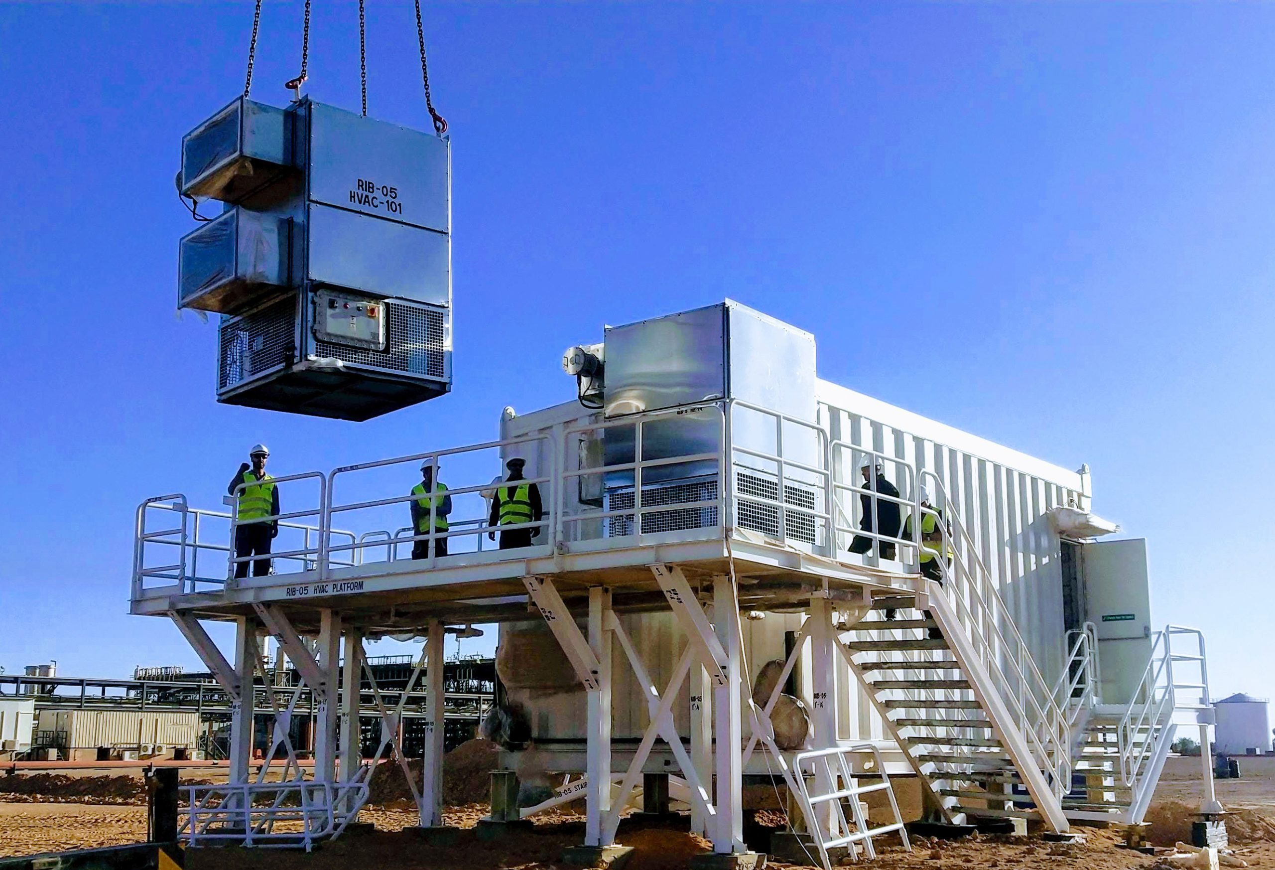 HVAC Systems for the Gas Processing plant